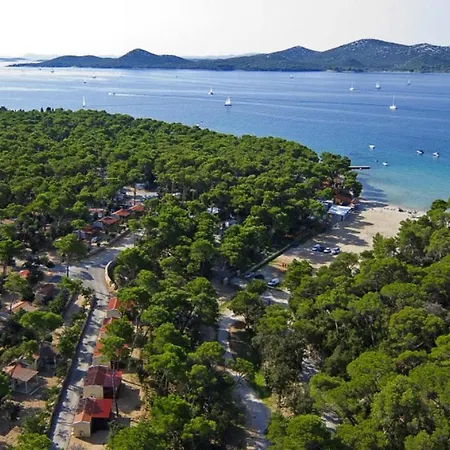 Mobile Homes In Camp Soline At Biograd, With Sand- And Pebble Beach *